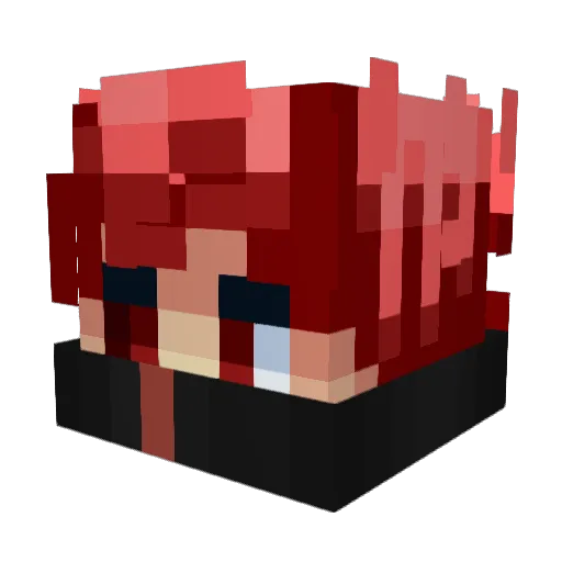 Amigo98 Minecraft avatar head, 3D render