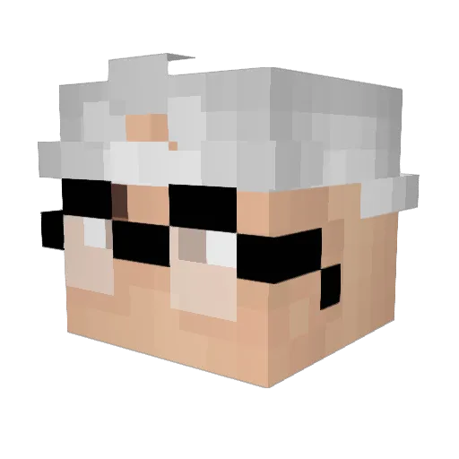 Amiiiiir Minecraft avatar head, 3D render