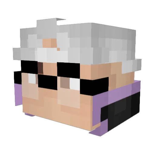Amiiiir Minecraft avatar head, 3D render