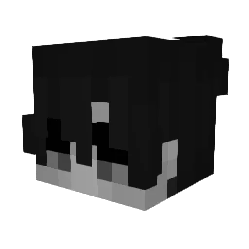 Amiir Minecraft avatar head, 3D render