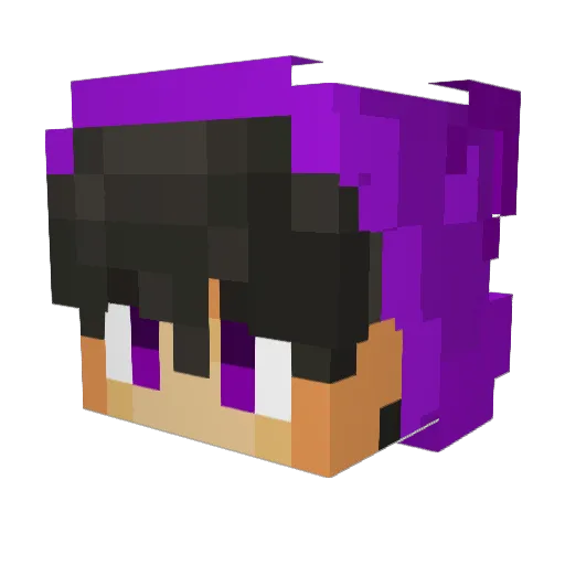 AminSmania Minecraft avatar head, 3D render