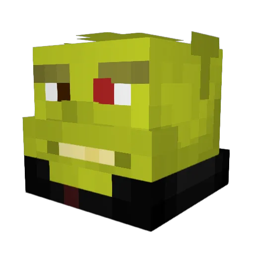 AminYabehd Minecraft avatar head, 3D render
