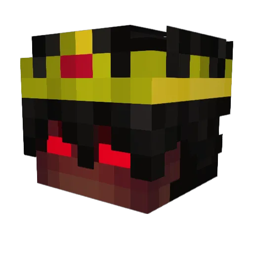 Amir101ww101 Minecraft avatar head, 3D render