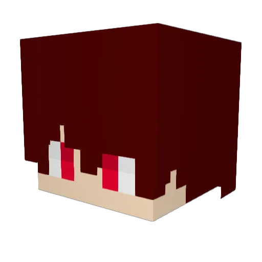 Amir15389 Minecraft avatar head, 3D render