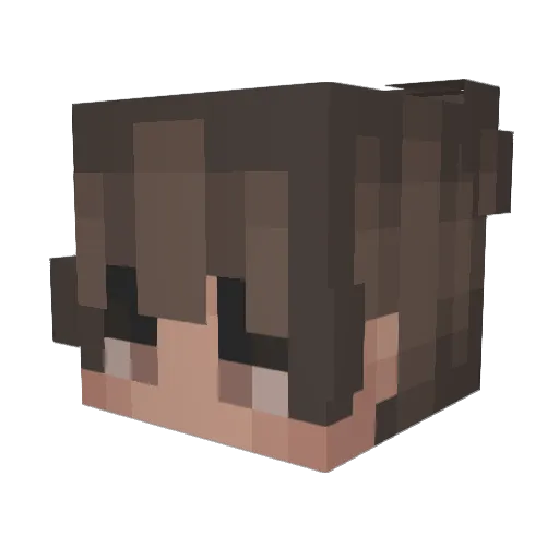 AmirAmirchos Minecraft avatar head, 3D render