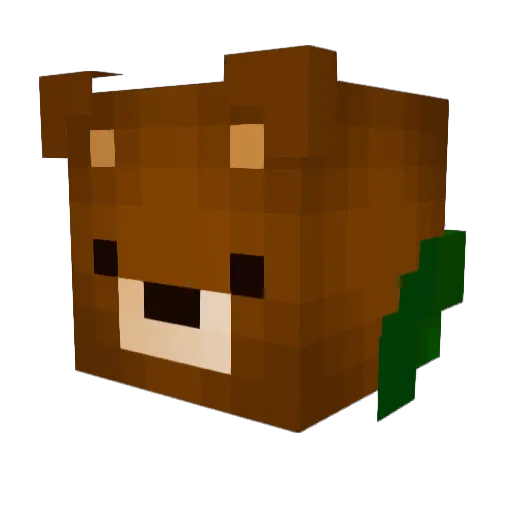 AmirDaRuler Minecraft avatar head, 3D render