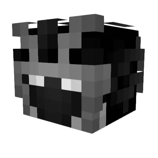 AmirHidden Minecraft avatar head, 3D render