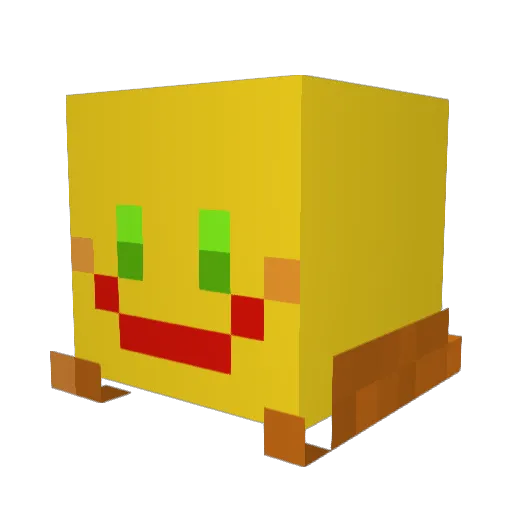Amirabella Minecraft avatar head, 3D render