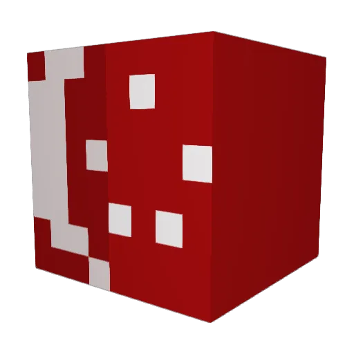 AmirinX10 Minecraft avatar head, 3D render