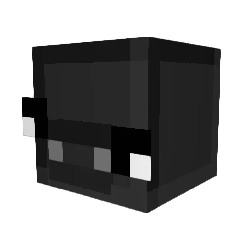 Amirtng Minecraft avatar head, 3D render