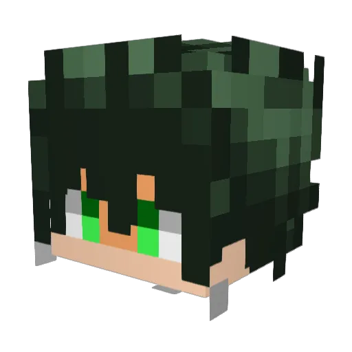 Amis300 Minecraft avatar head, 3D render