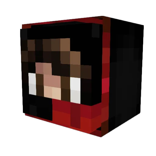 Amisia_Sido Minecraft avatar head, 3D render