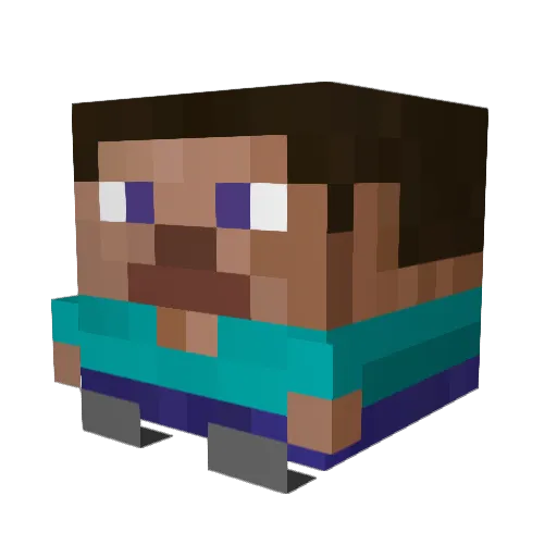Amisss123 Minecraft avatar head, 3D render