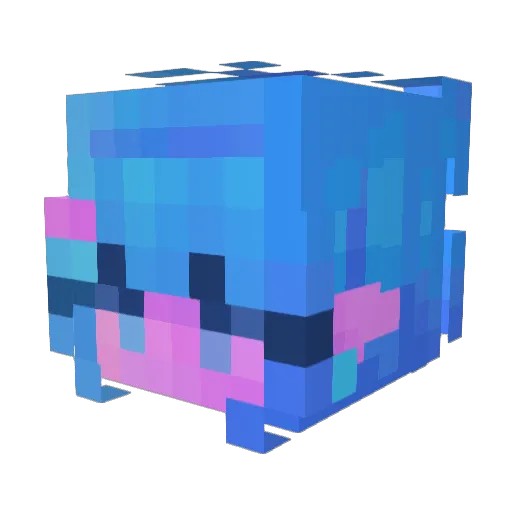 AmitSH Minecraft avatar head, 3D render