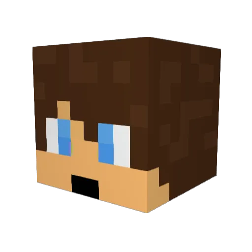 Amlong259 Minecraft avatar head, 3D render