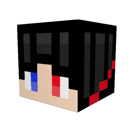 Ammaar07 Minecraft avatar head, 3D render