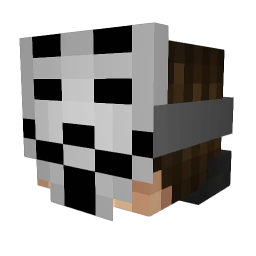 Ammar_Haffy Minecraft avatar head, 3D render