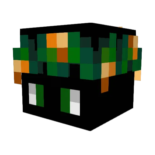 Ammarito Minecraft avatar head, 3D render