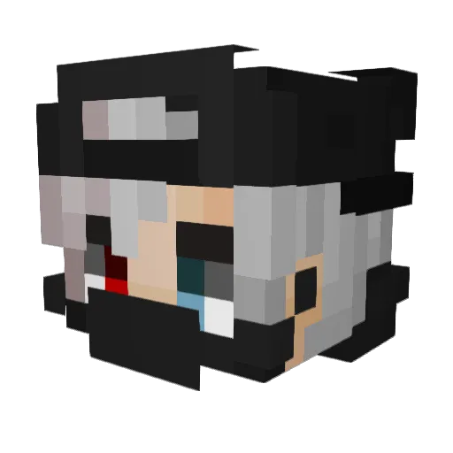 Ammarr_ Minecraft avatar head, 3D render