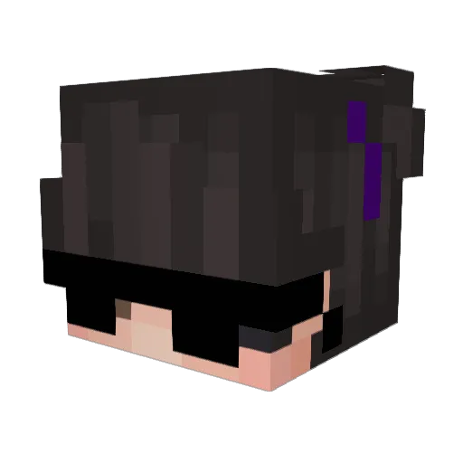 AmmmMC Minecraft avatar head, 3D render