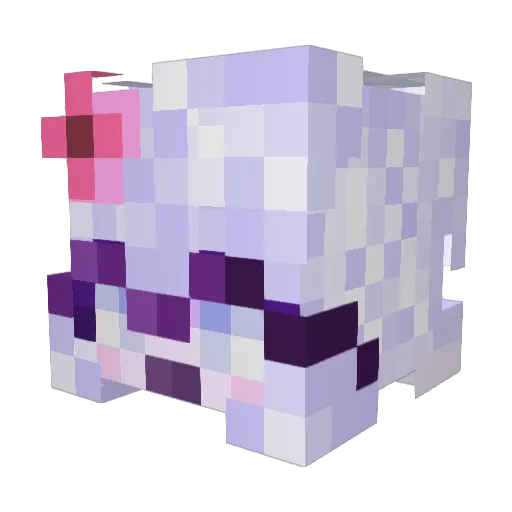 AmmonNH3 Minecraft avatar head, 3D render