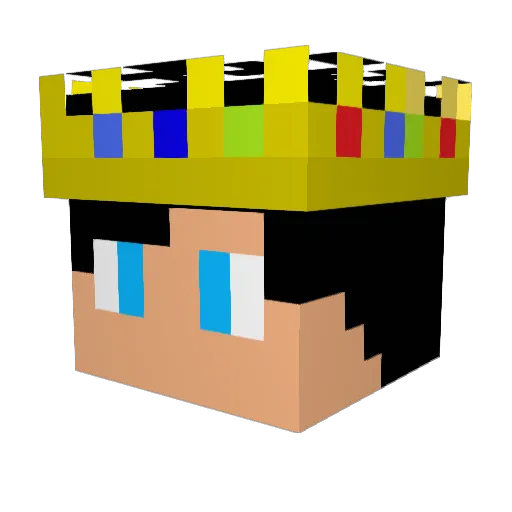 Ammonia_iq Minecraft avatar head, 3D render
