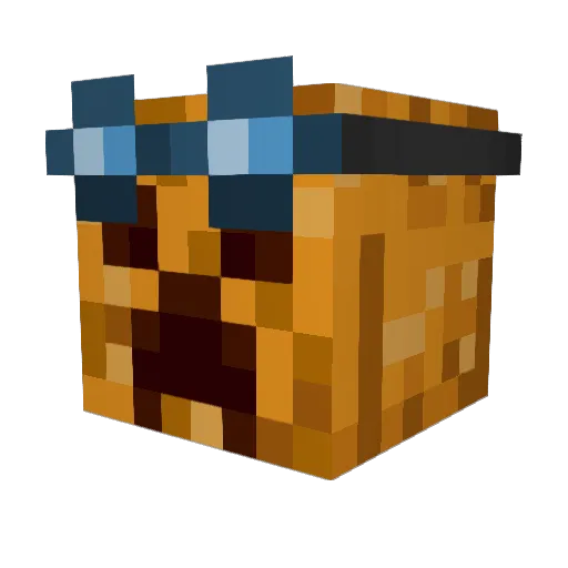 Ammut Minecraft avatar head, 3D render