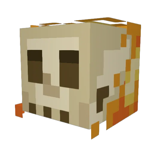 Amoeneef Minecraft avatar head, 3D render