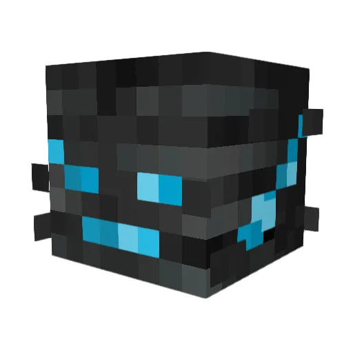 Amogus8450 Minecraft avatar head, 3D render