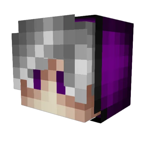 Amompharetus Minecraft avatar head, 3D render
