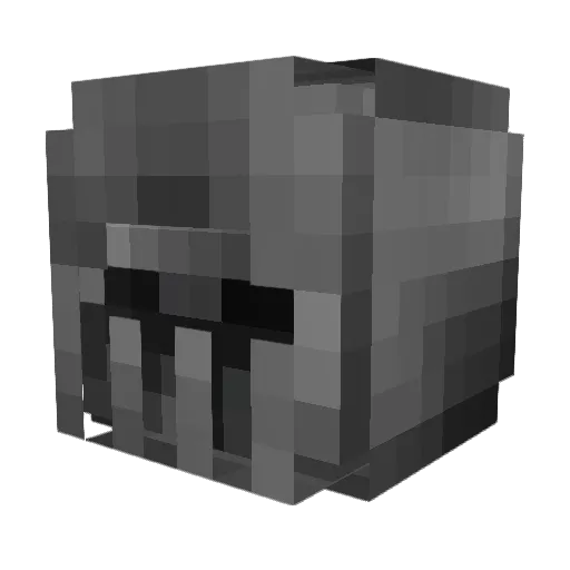 Amon2800 Minecraft avatar head, 3D render