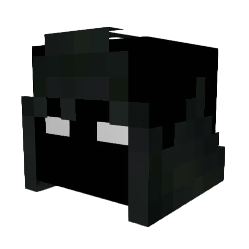 AmonRKS Minecraft avatar head, 3D render