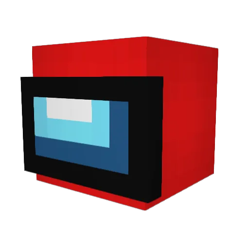 Among_us_Mc Minecraft avatar head, 3D render
