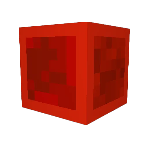 AmongusGOTY Minecraft avatar head, 3D render