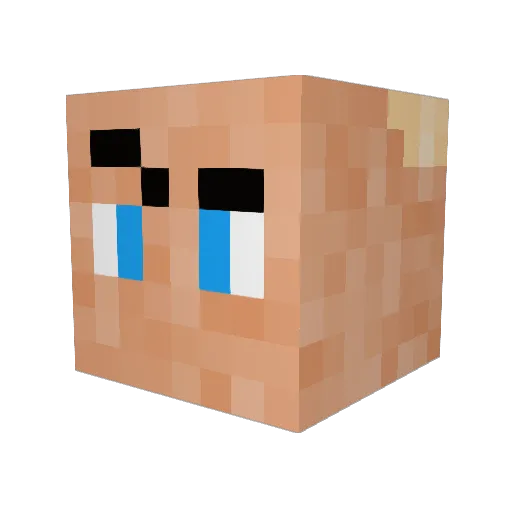 Amongus_king79 Minecraft avatar head, 3D render