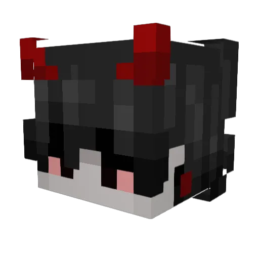 Amonkiegod Minecraft avatar head, 3D render