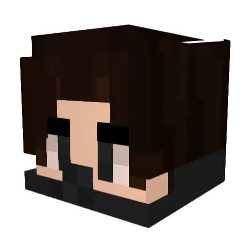Amontillado2 Minecraft avatar head, 3D render
