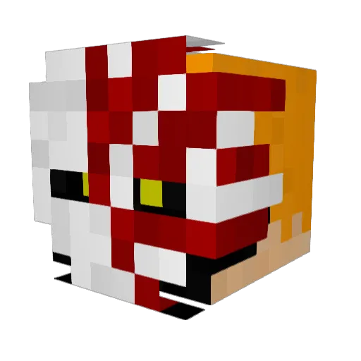 Amoory2004 Minecraft avatar head, 3D render