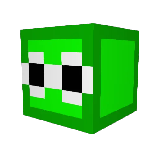 AmosianGaming Minecraft avatar head, 3D render