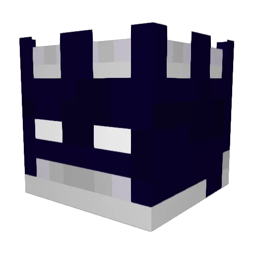 Amoxton Minecraft avatar head, 3D render