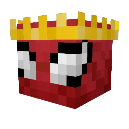 Amphora_ Minecraft avatar head, 3D render