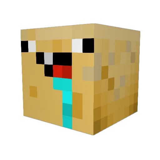 Amplifiedd_ Minecraft avatar head, 3D render