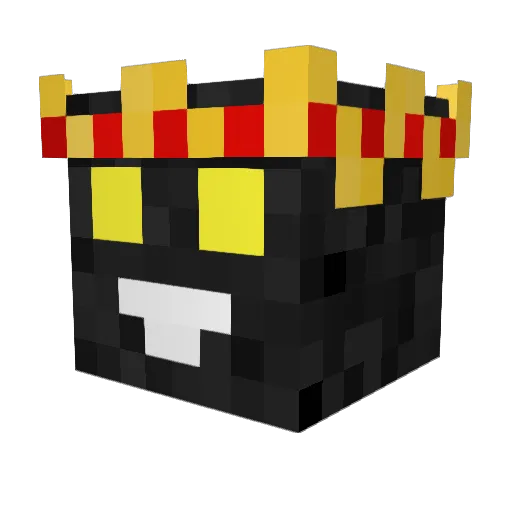 Amplode Minecraft avatar head, 3D render