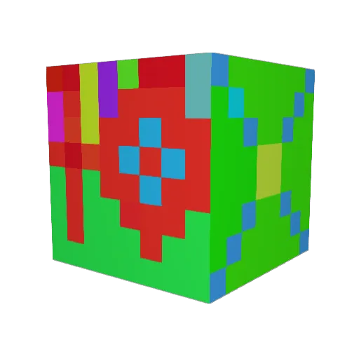 Ampus1 Minecraft avatar head, 3D render