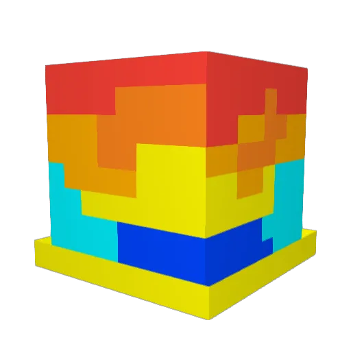 Amtmannen Minecraft avatar head, 3D render