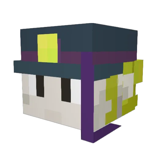 Amulet_Seeker Minecraft avatar head, 3D render