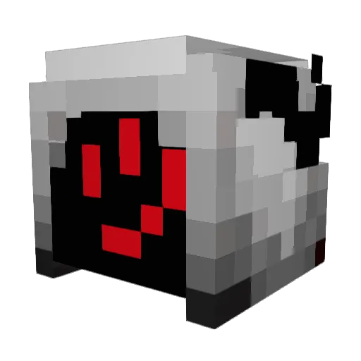 Amut_76 Minecraft avatar head, 3D render