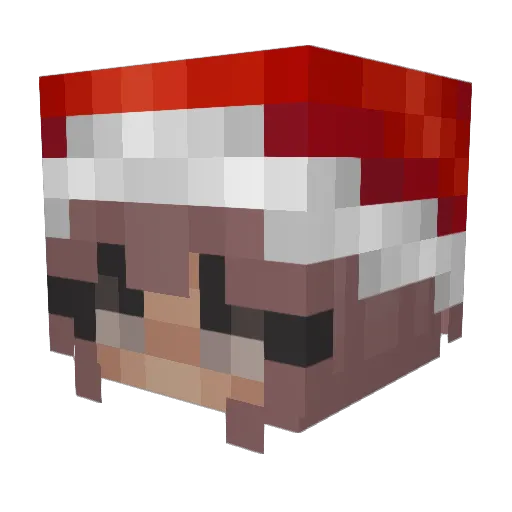 Amxlie1109 Minecraft avatar head, 3D render