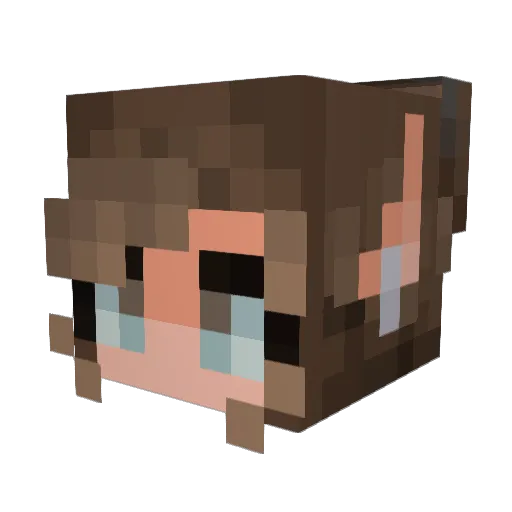 AmyLouise09 Minecraft avatar head, 3D render