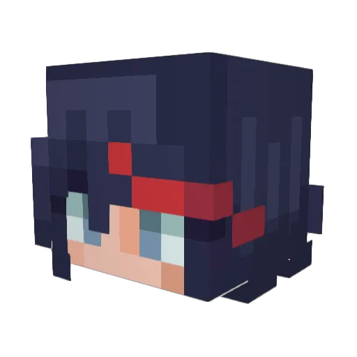 AmyRose82 Minecraft avatar head, 3D render